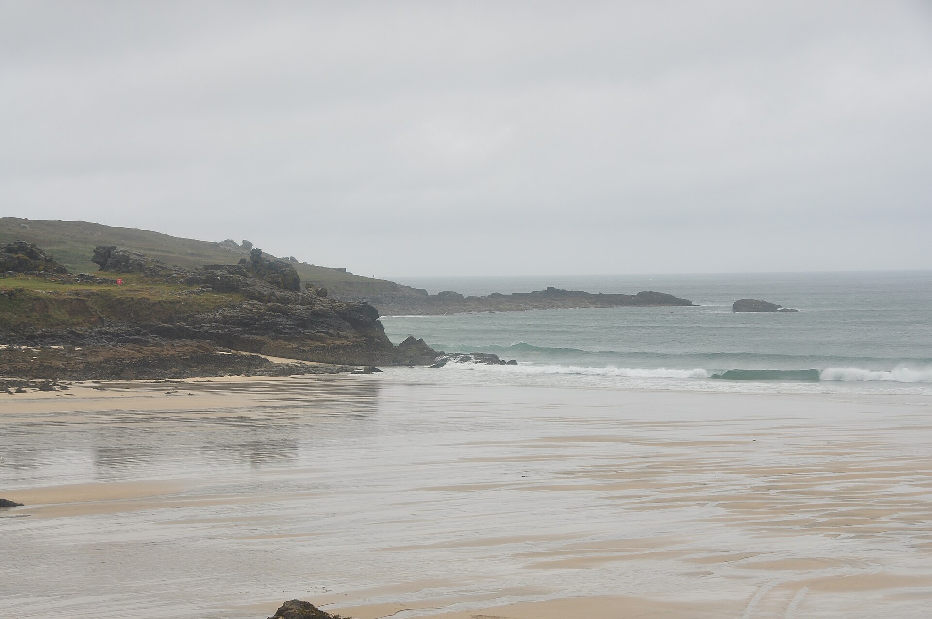 Porthmeor Beach in St Ives, Cornwall