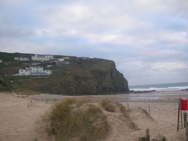 Porthtowan beach in Cornwall