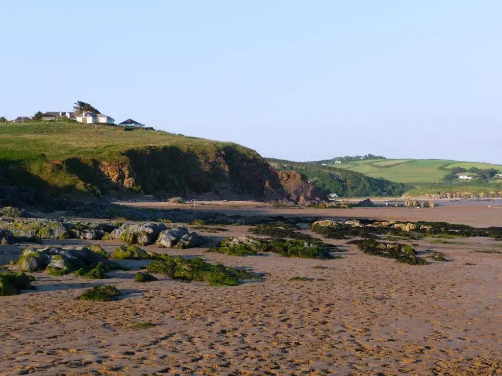 Coastal scene near Bigbury-on-Sea, used as a representative image for Challaborough Bay Holiday Park