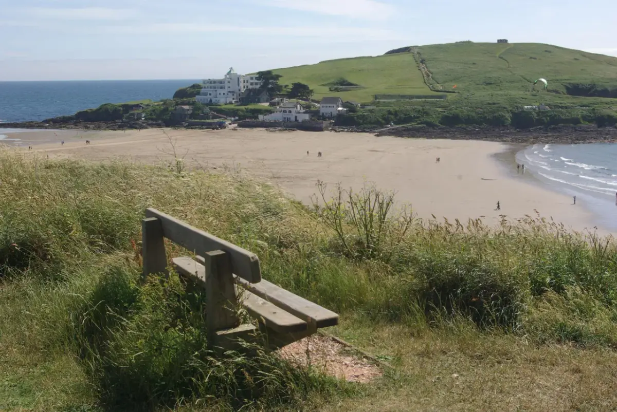 Coastal scene near Bigbury-on-Sea, used as a representative location image for Challaborough Bay Holiday Park