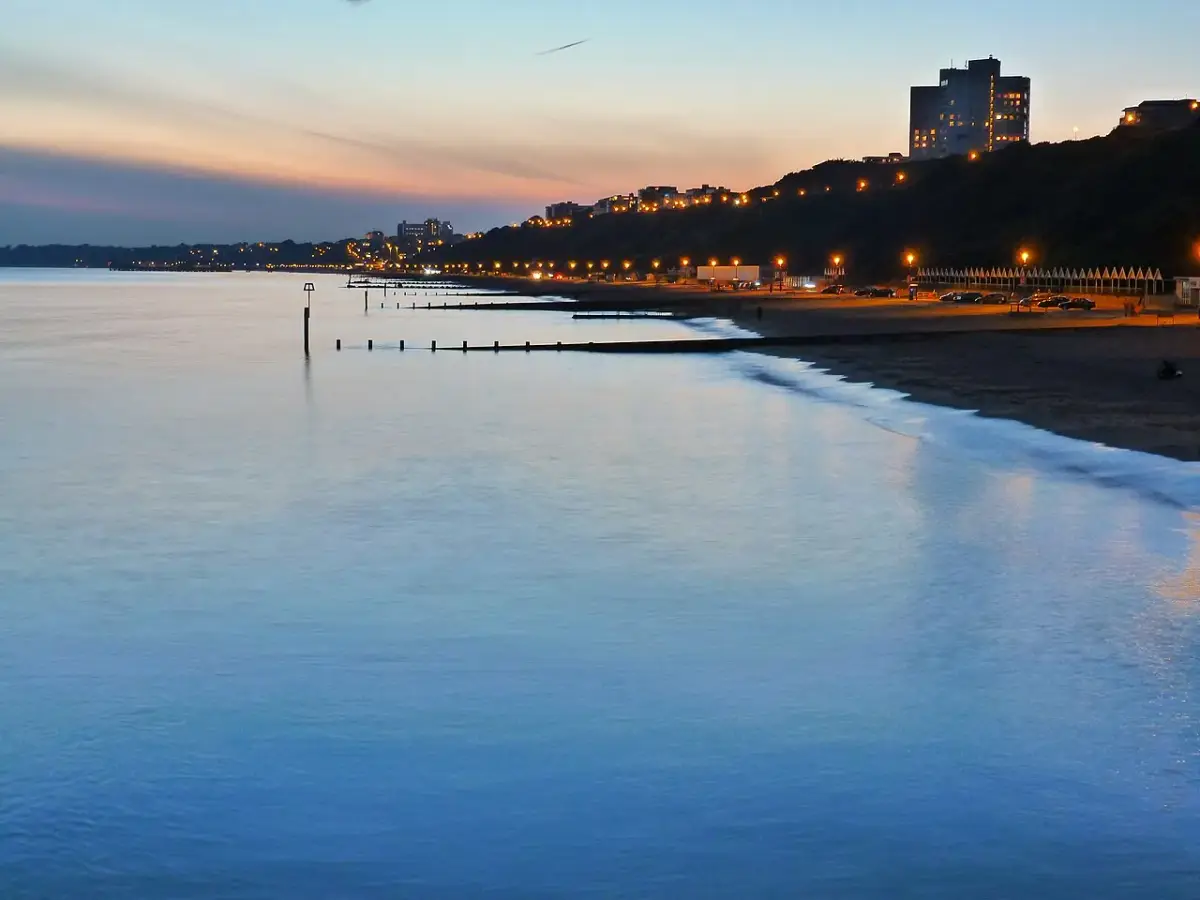 Coastal scene near Boscombe Pier, used as a representative image for Urban Beach Hotel
