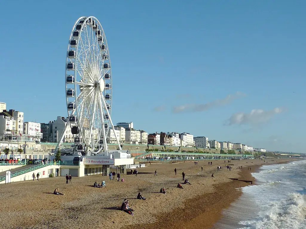 Coastal scene near Brighton, used as a representative image for The Charm Brighton Boutique Hotel and Spa