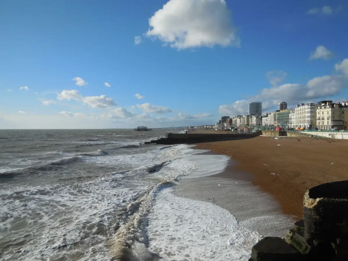 Coastal scene near Brighton, used as a representative location image for New Steine