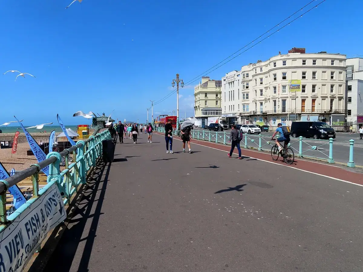 Coastal scene near Brighton, used as a representative location image for Square Townhouse