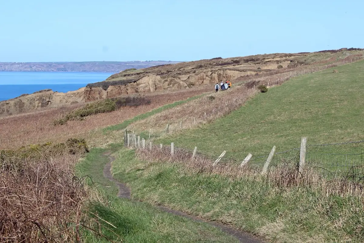 Coastal scene near Broad Haven, used as a representative image for Creampots Touring Caravan & Camping Park