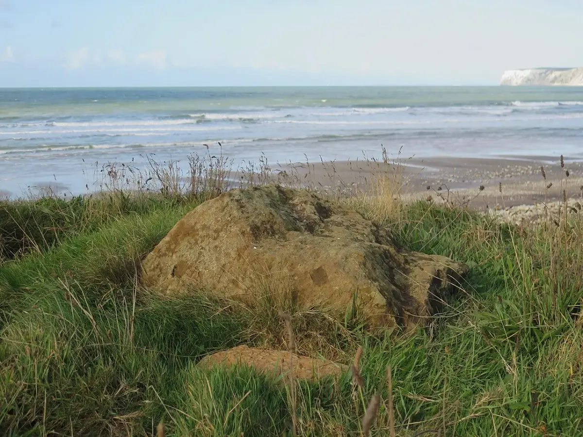 Coastal scene near Compton Bay, used as a representative image for Grange Farm