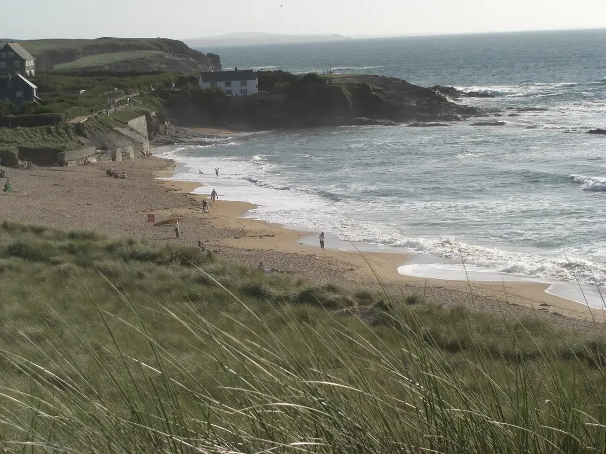 Coastal scene near Constantine Bay, used as a representative image for Harlyn Sands Holiday Park