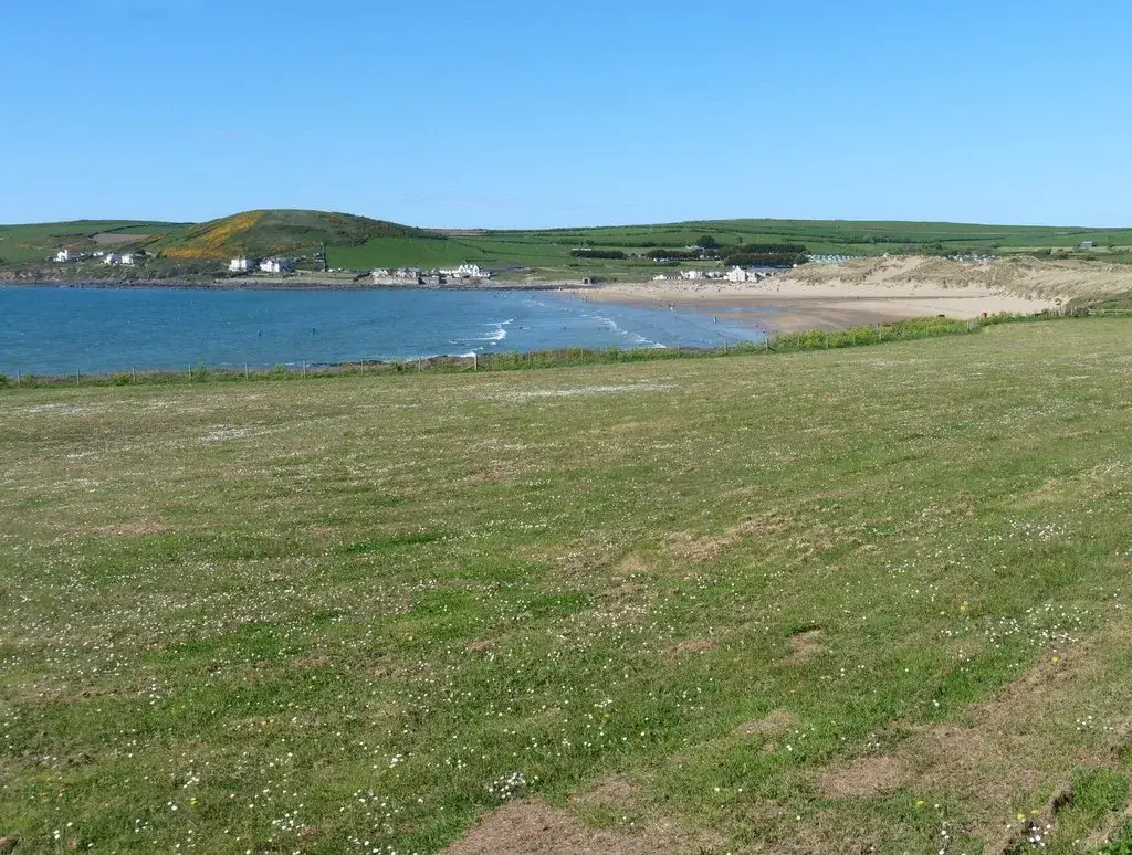 Coastal scene near Croyde, used as a representative image for Bay View Farm Caravan and Camping Park