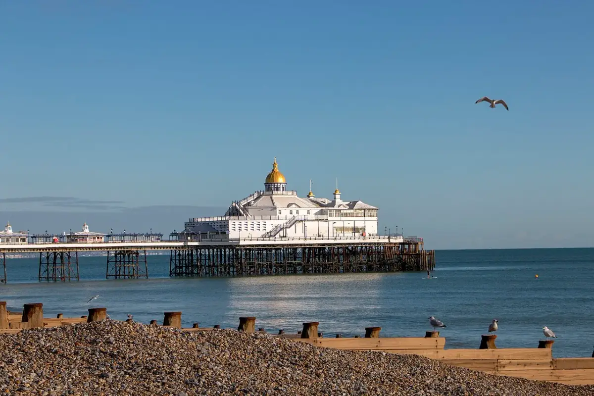 Coastal scene near Eastbourne, used as a representative location image for Eastbourne Riviera Hotel