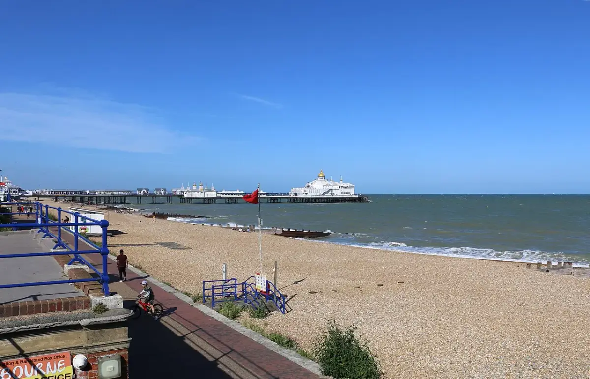 Coastal scene near Eastbourne, used as a representative image for York House Hotel