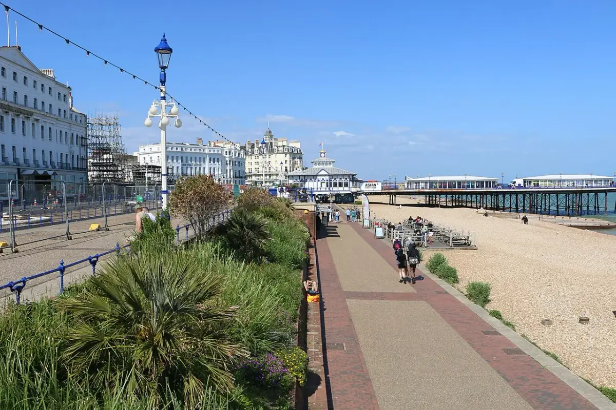 Coastal scene near Eastbourne, used as a representative image for Beach Front Guest House
