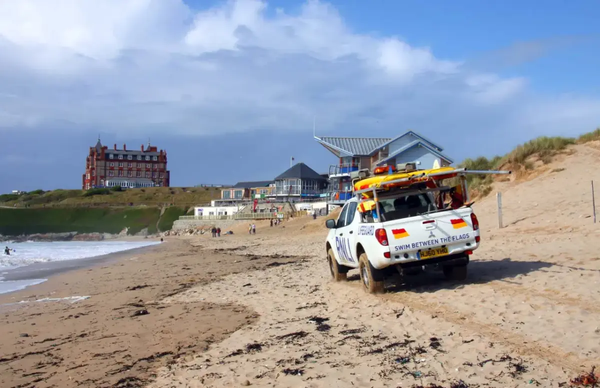 Coastal scene near Newquay, used as a representative location image for The Esplanade Hotel