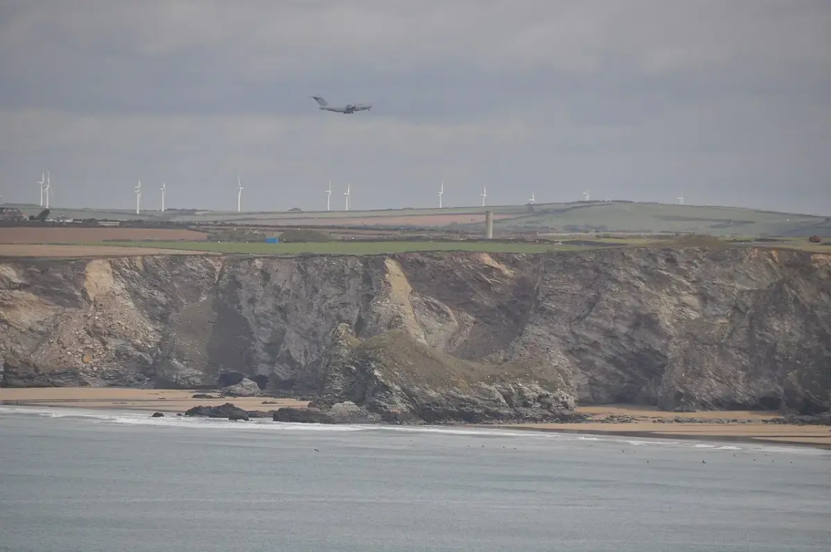Coastal scene near Newquay, used as a representative location image for Berties Lodge