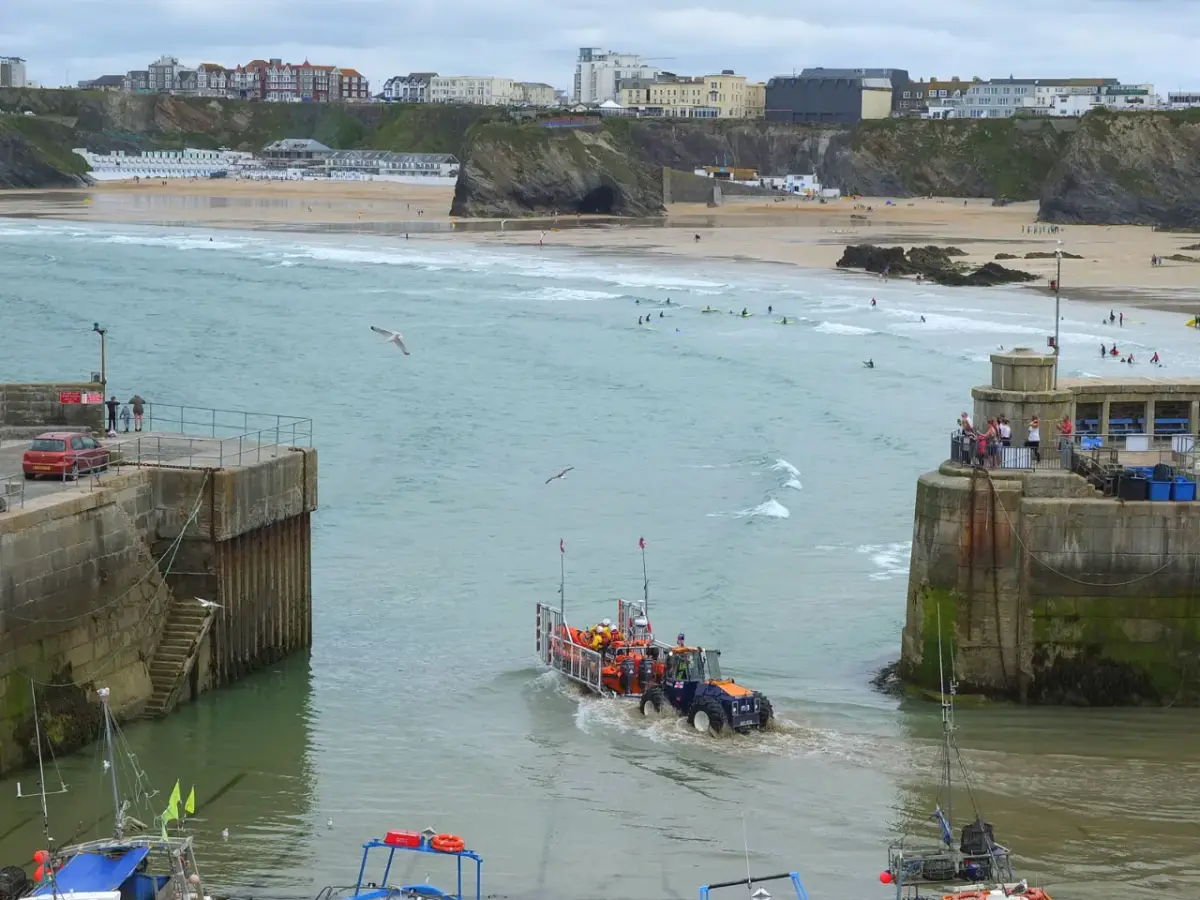 Coastal scene near Newquay, used as a representative location image for Atlantic Hotel Newquay