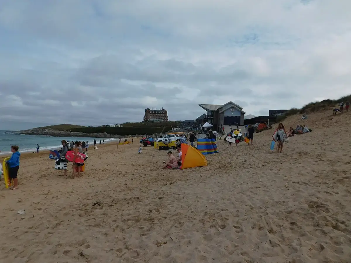 Coastal scene near Newquay, used as a representative location image for Hotel California