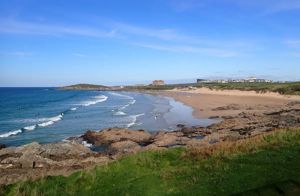 Coastal scene near Newquay, used as a representative location image for Big Domain