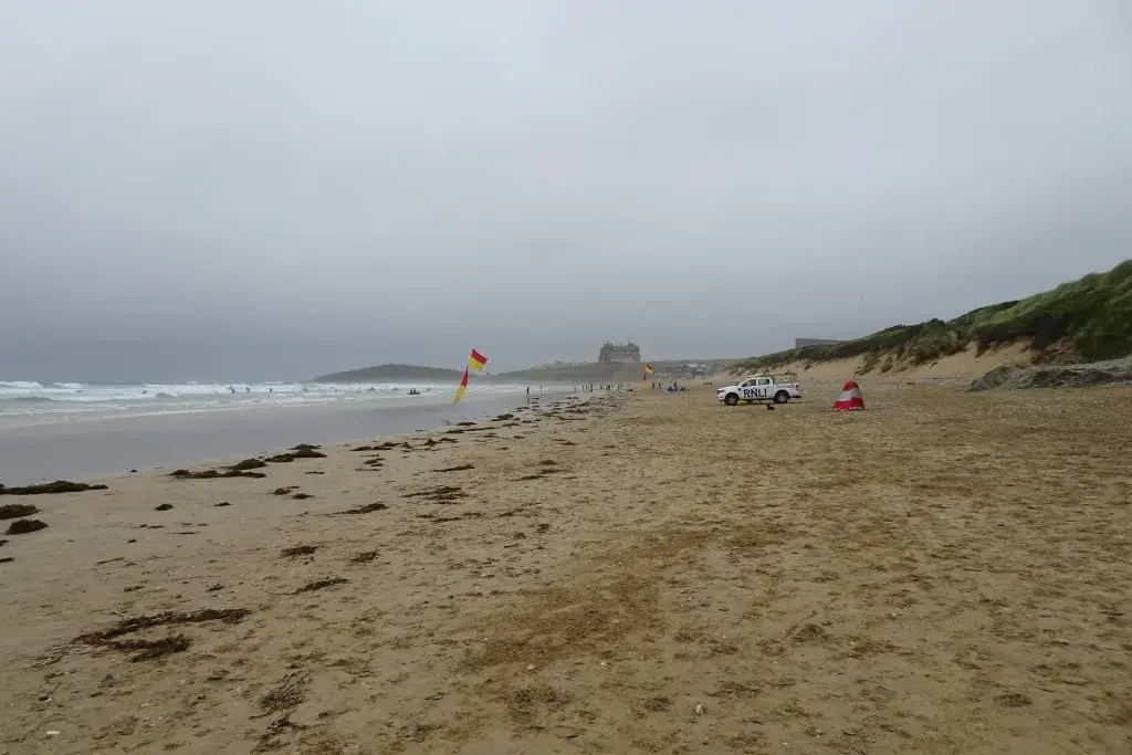 Coastal scene near Newquay, used as a representative location image for The Beresford Hotel