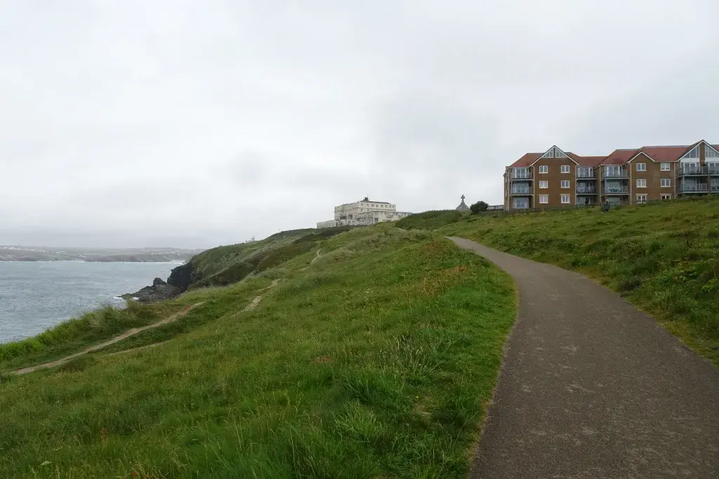 Coastal scene near Newquay, used as a representative image for Pentire Hotel