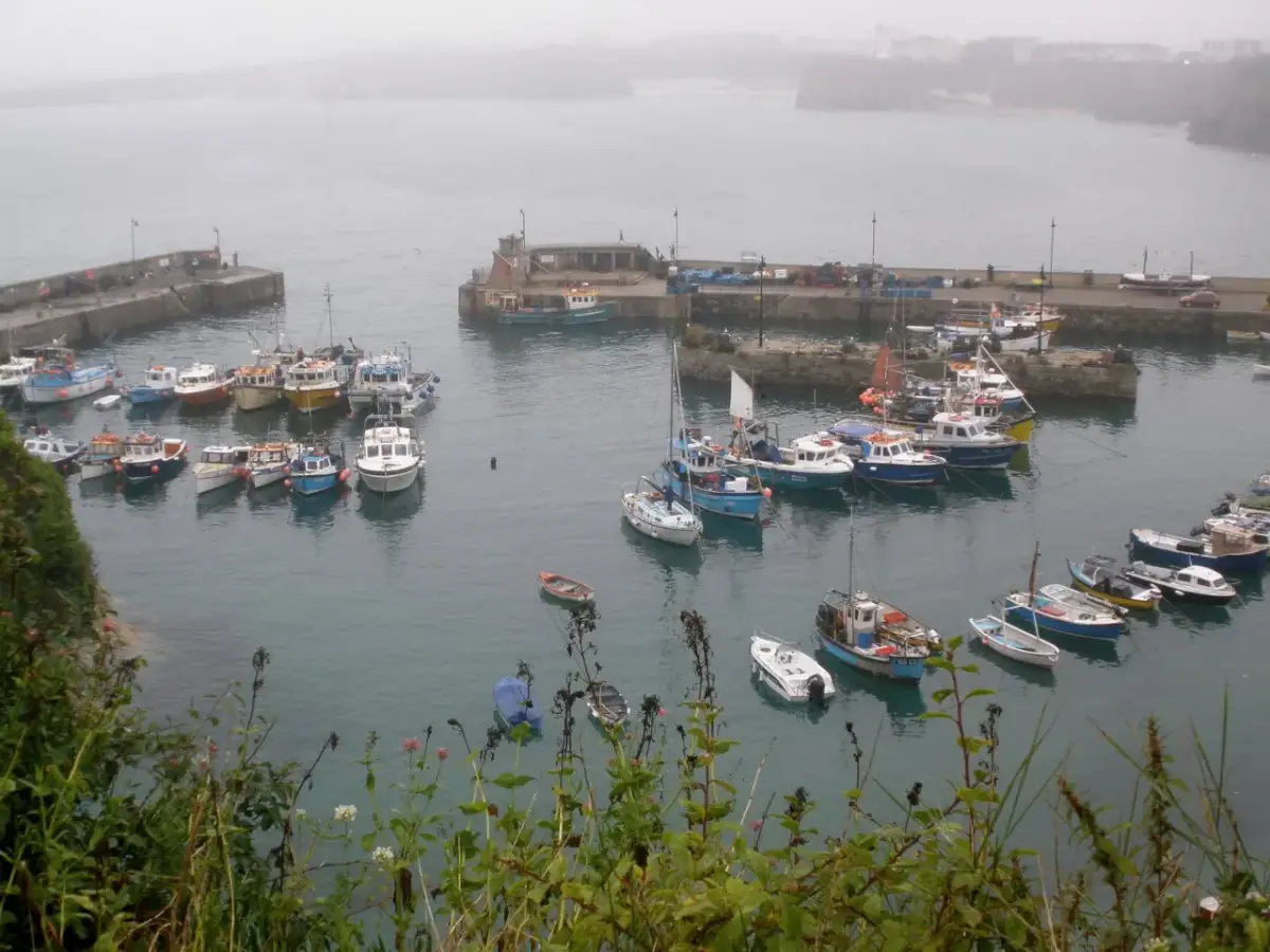 Coastal scene near Newquay, used as a representative image for The Beresford Hotel