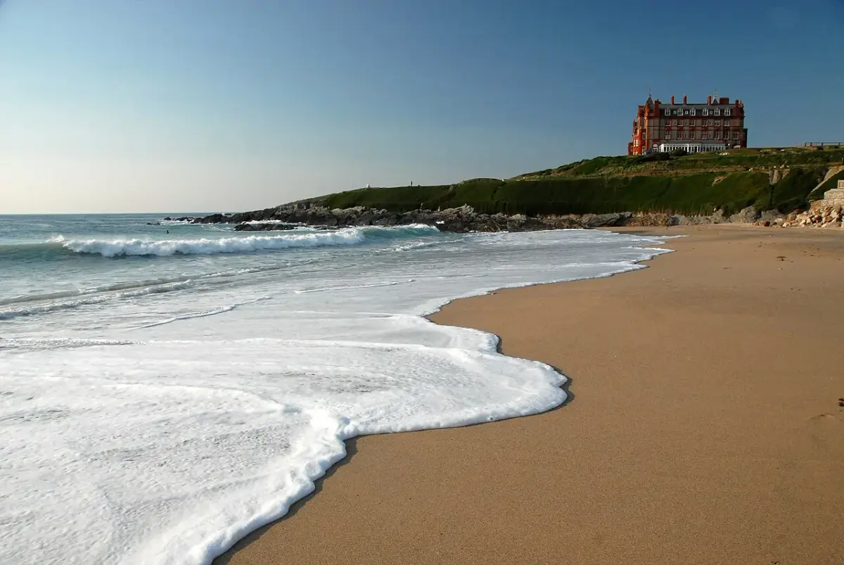 Coastal scene near Newquay, used as a representative image for Hotel California
