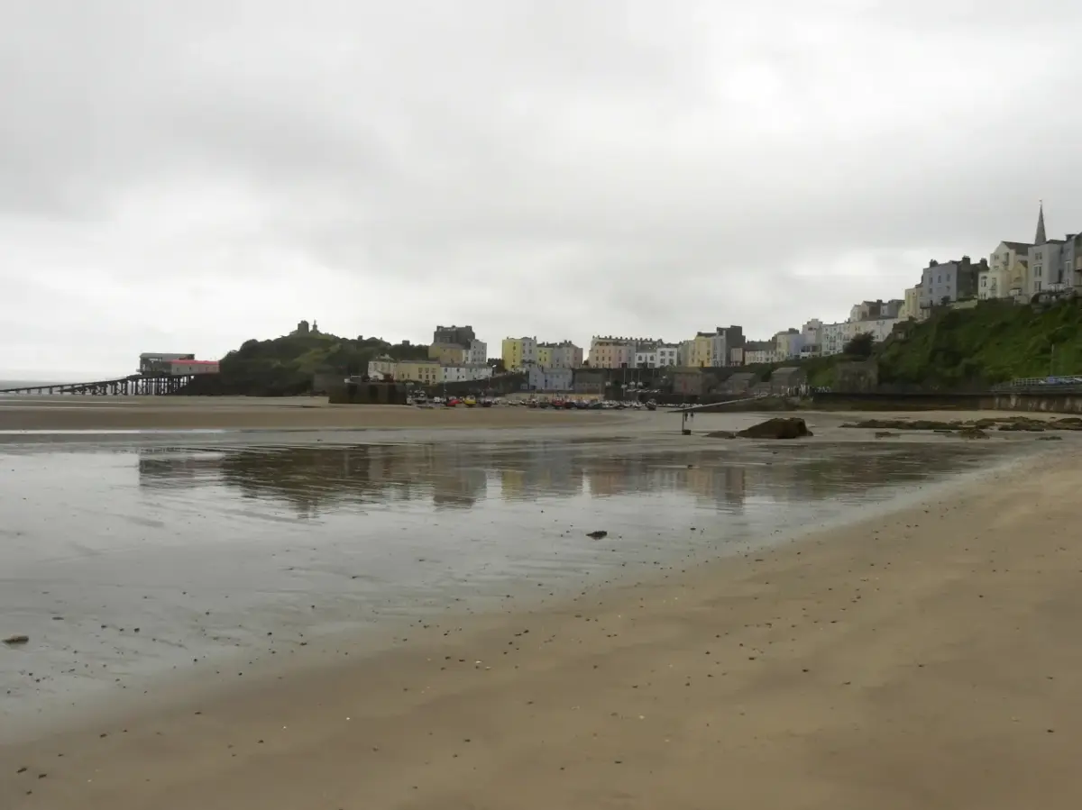 Perranporth beach used to illustrate Stoked Surf School