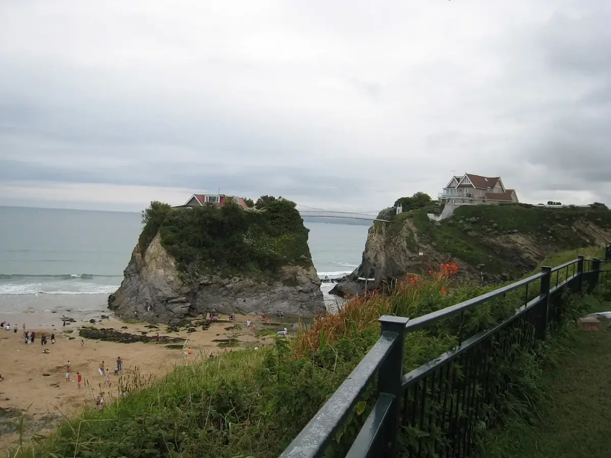 Coastal scene near Newquay, used as a representative location image for Beachside Cottage