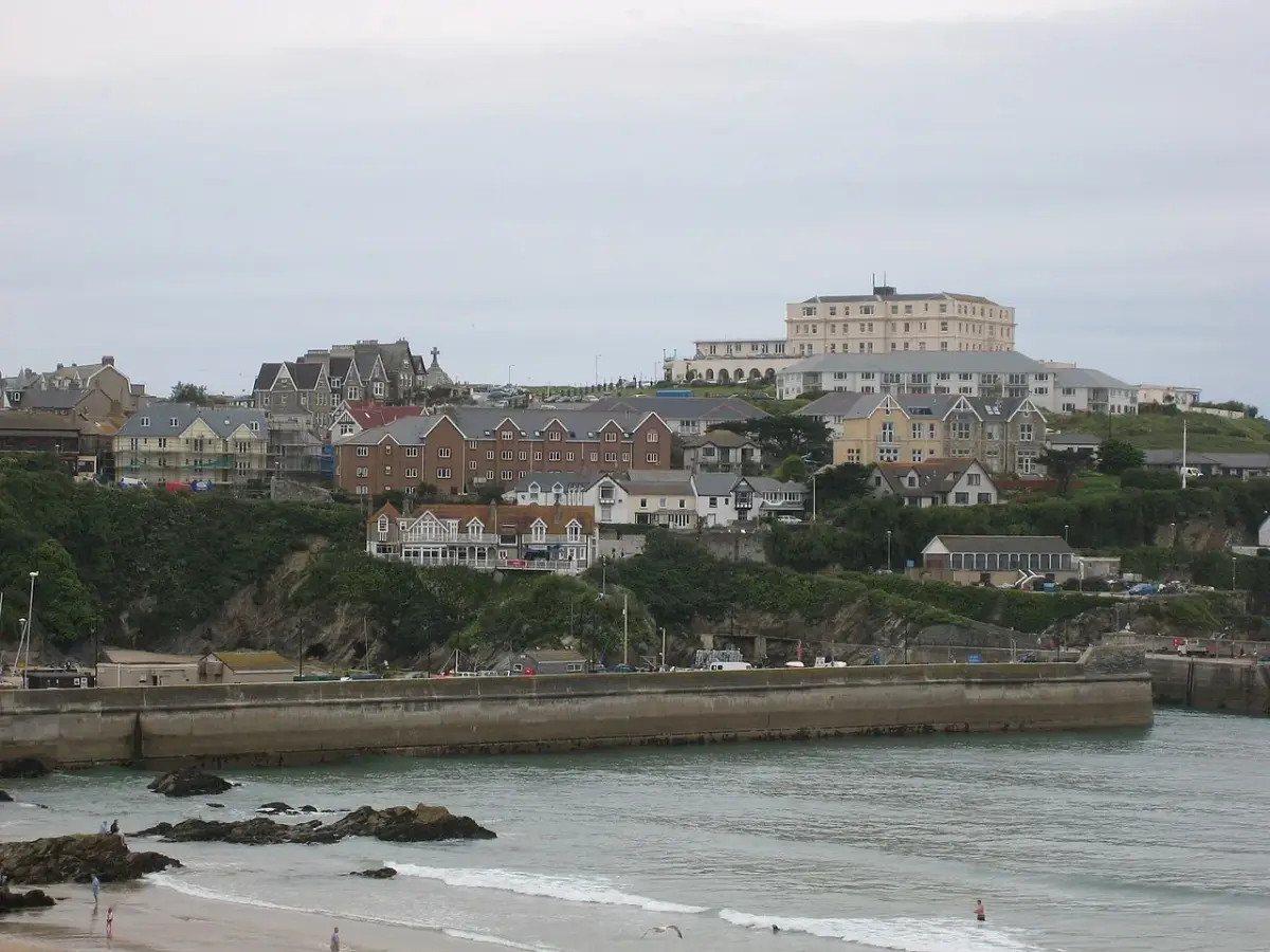 Coastal scene near Newquay, used as a representative location image for Porth Veor Manor