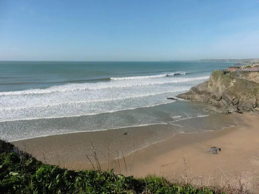 Coastal scene near Newquay, used as a representative location image for Fistral Beach Hotel and Spa