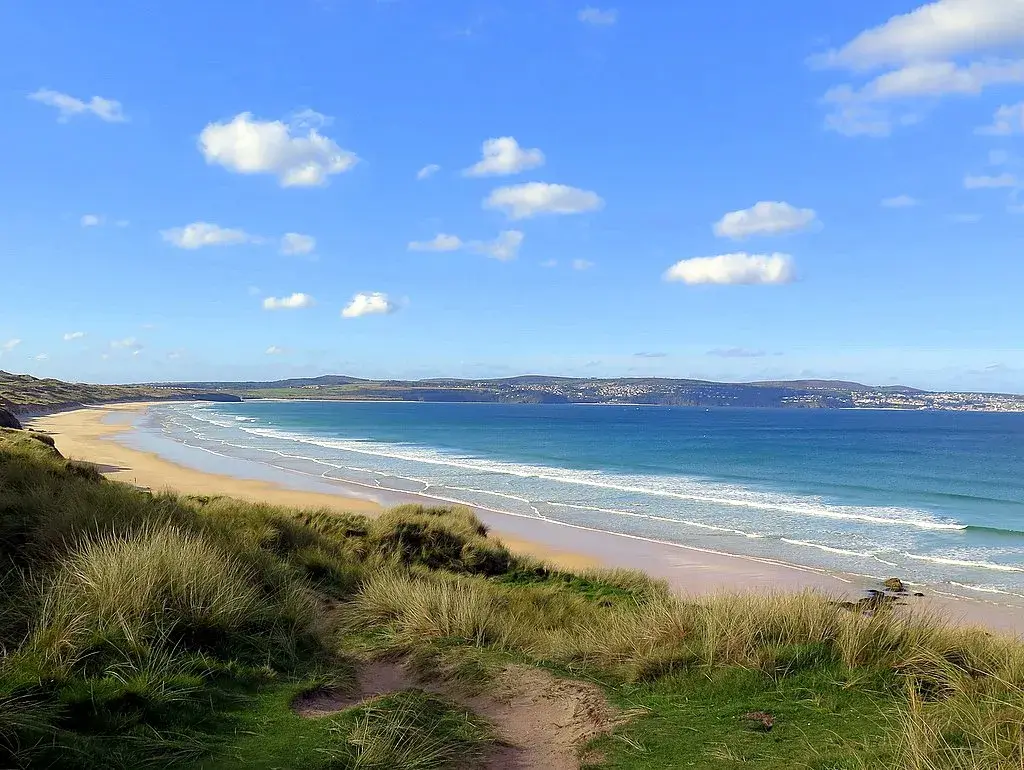 Coastal scene near Gwithian, used as a representative image for Cornish Gems (Gwithian homes)