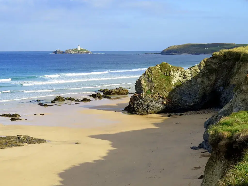 Coastal scene near Gwithian, used as a representative image for Godrevy Park Club Campsite