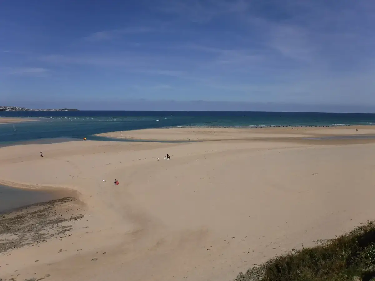 Coastal scene near Hayle Towans, used as a representative image for St Ives Bay Holiday Park