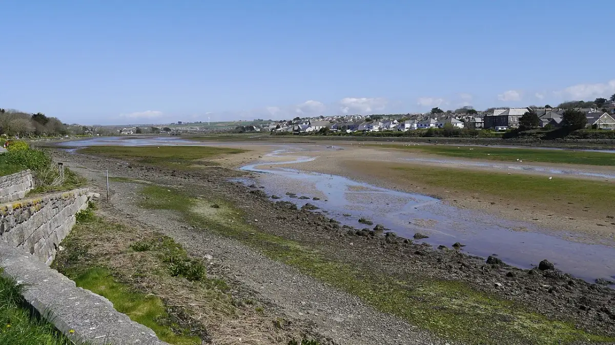 Coastal scene near Hayle, used as a representative image for Riviere Sands Holiday Park