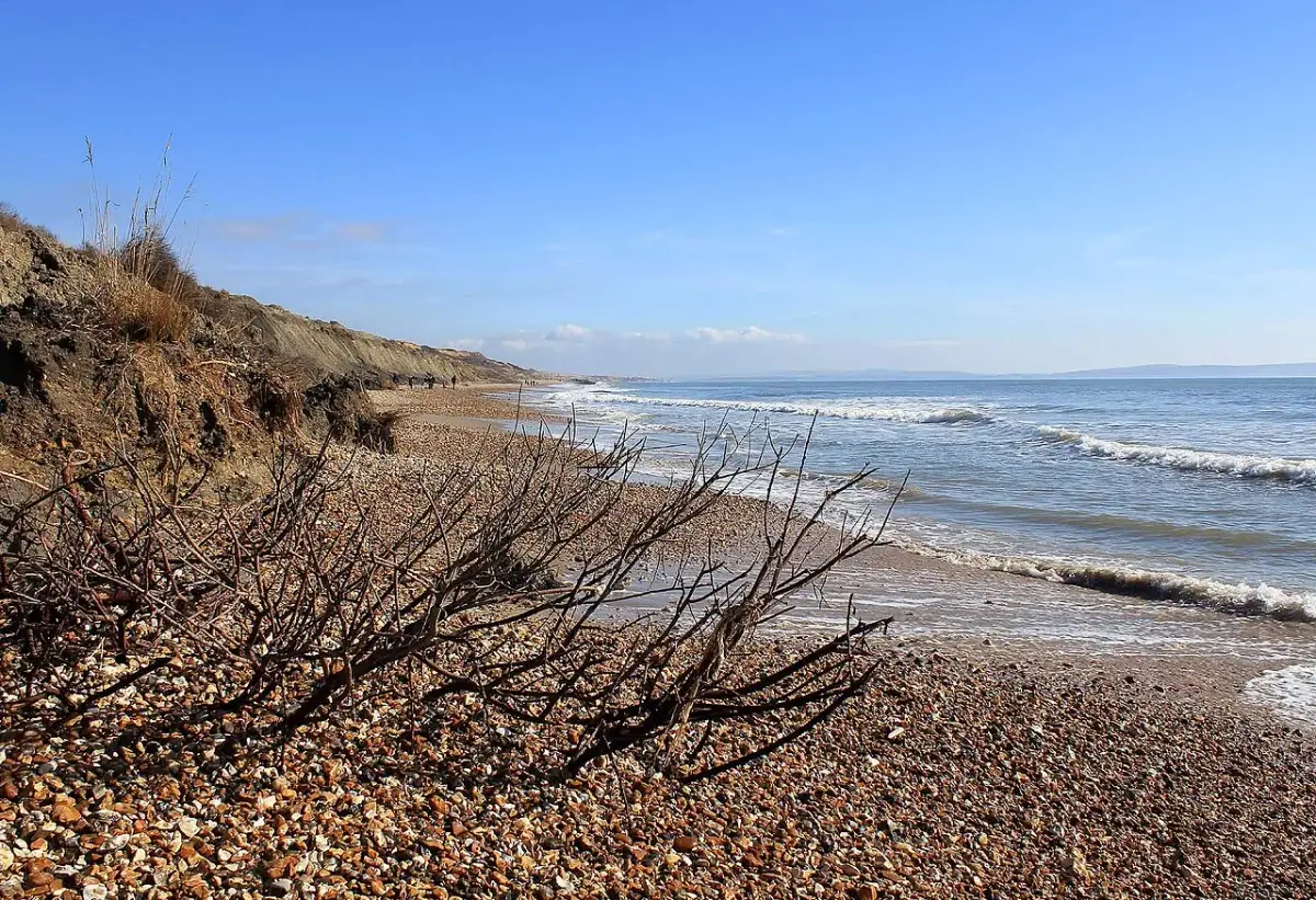 Coastal scene near Highcliffe, used as a representative image for Hoburne Park