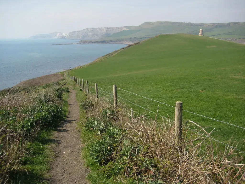 Coastal scene near Kimmeridge Bay, used as a representative image for Smedmore Caravan Site