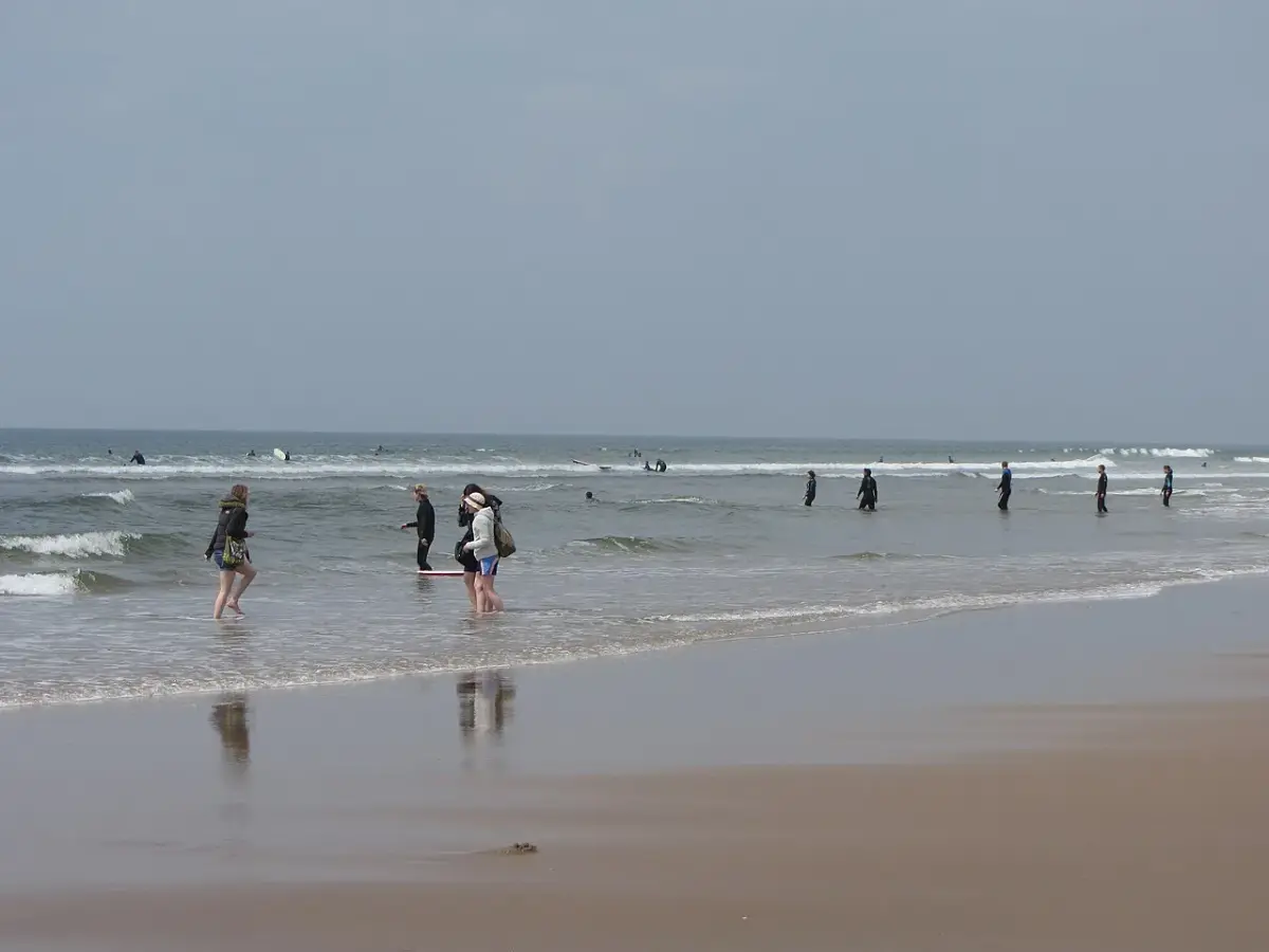 Coastal scene near Llangennith, used as a representative image for Little Hill End (Pilton Moor)