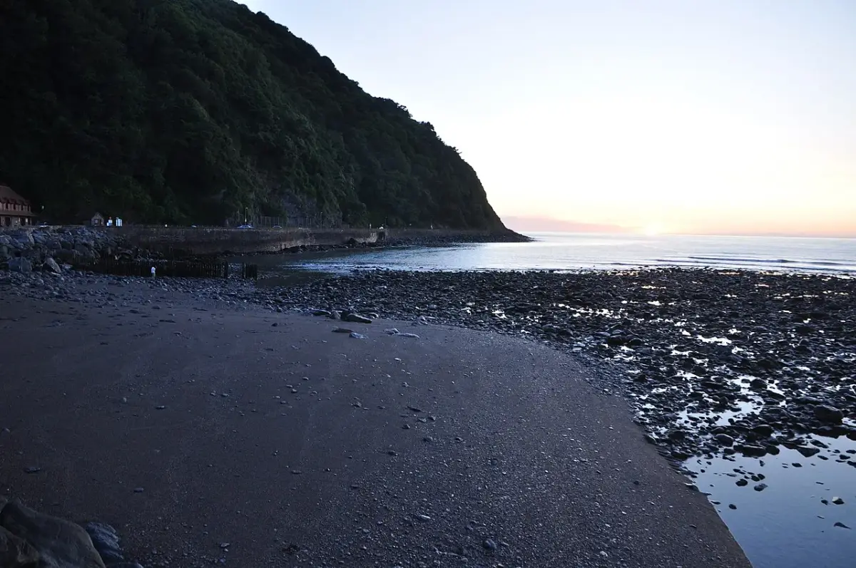 Coastal scene near Lynmouth, used as a representative location image for The North Cliff Hotel