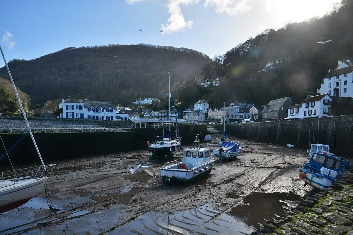Coastal scene near Lynmouth, used as a representative location image for Longmead House B&B