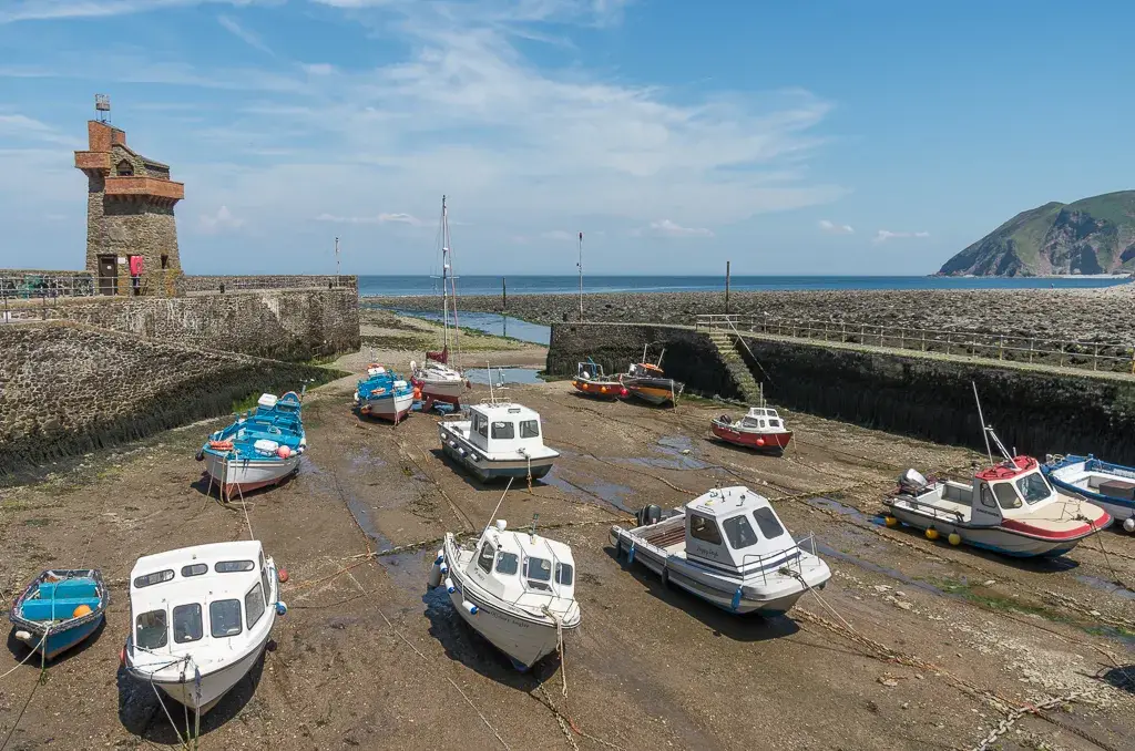 Coastal scene near Lynmouth, used as a representative image for Sinai House