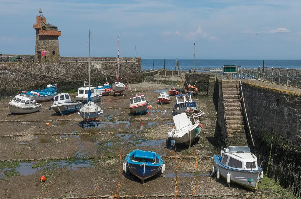 Coastal scene near Lynmouth, used as a representative image for Exmoor Manor Hotel