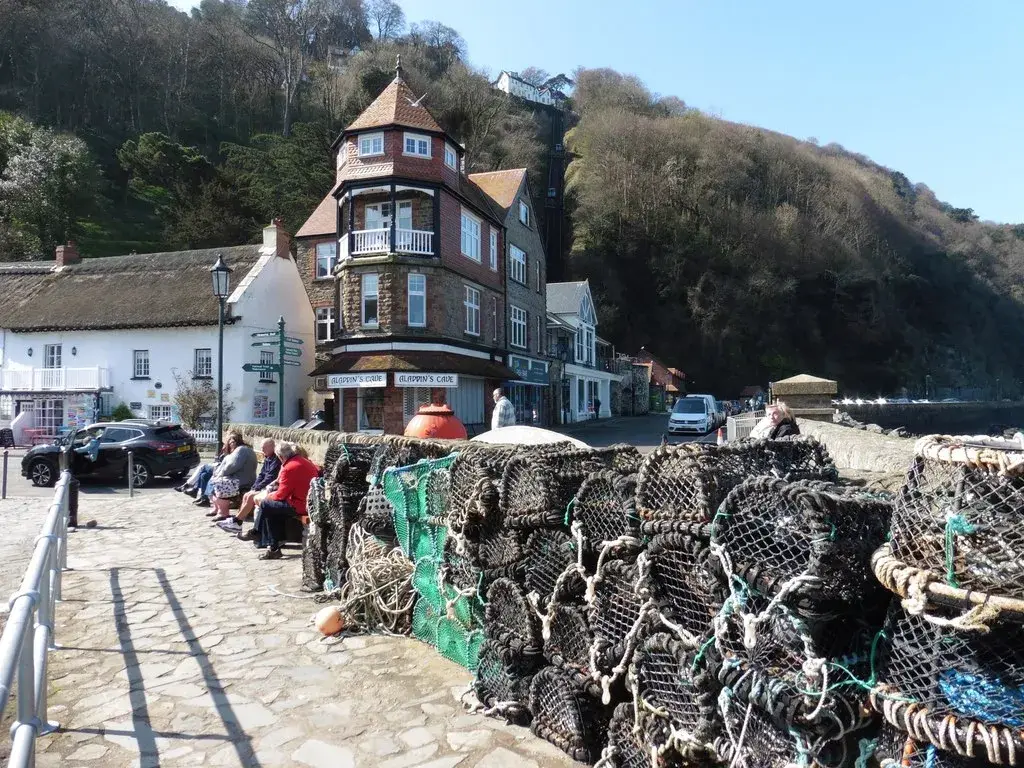 Coastal scene near Lynmouth, used as a representative image for Highcliffe House