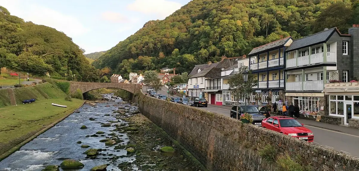 Coastal scene near Lynmouth, used as a representative image for Martinhoe Cleave Cottages (Exmoor Hideaway)