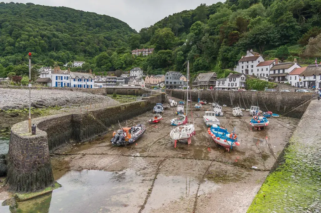 Coastal scene near Lynmouth, used as a representative location image for Highcliffe House
