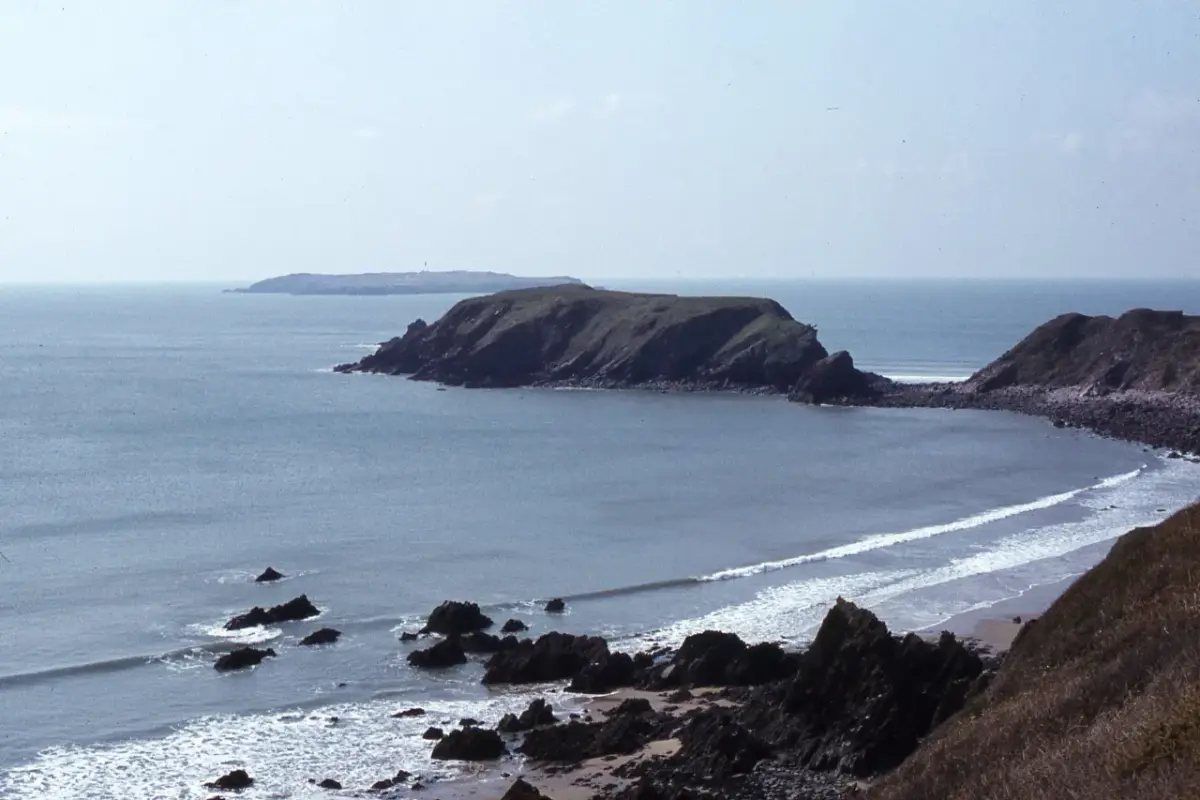 Coastal scene near Marloes Sands, used as a representative image for Orlandon Farm Cottages