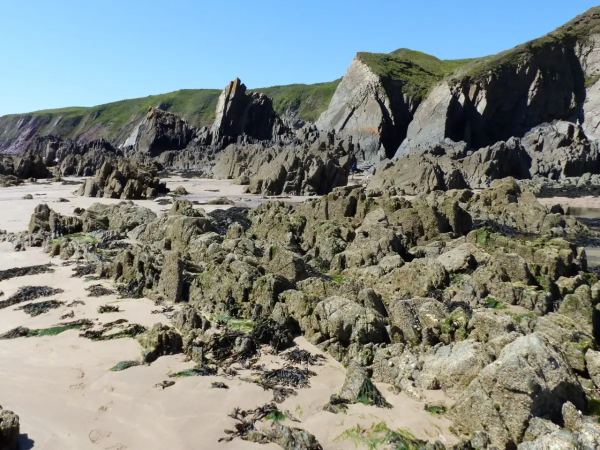 Coastal scene near Marloes Sands, used as a representative location image for Orlandon Farm Cottages