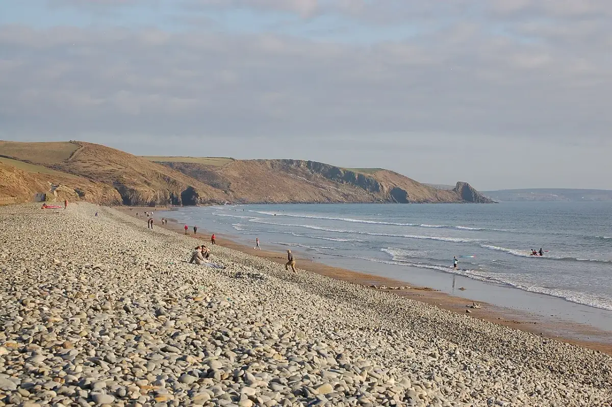 Newgale Beach and coast, used as a location image for Southwood Cottage