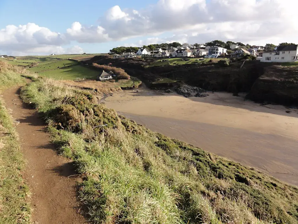 Coastal scene near Polzeath, used as a representative image for The Oystercatcher