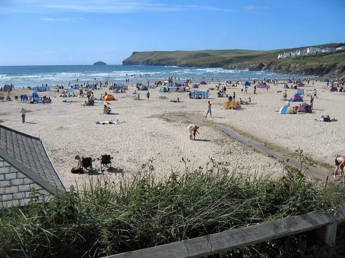 Coastal scene near Polzeath, used as a representative image for The Point at Polzeath