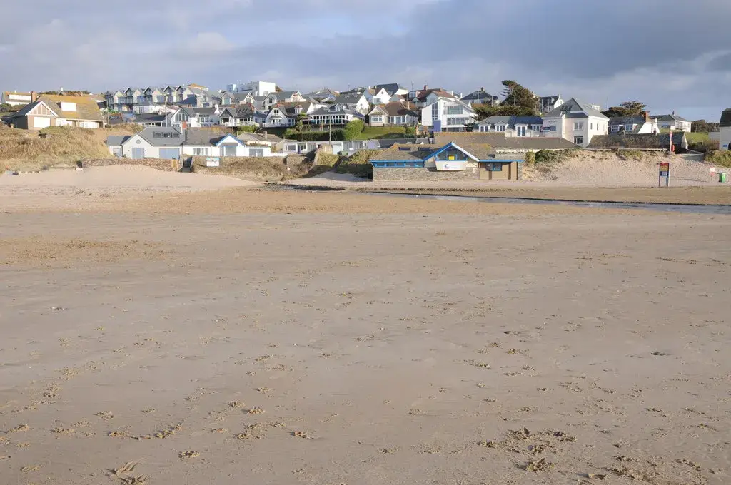 Coastal scene near Polzeath, used as a representative image for The White House, Polzeath