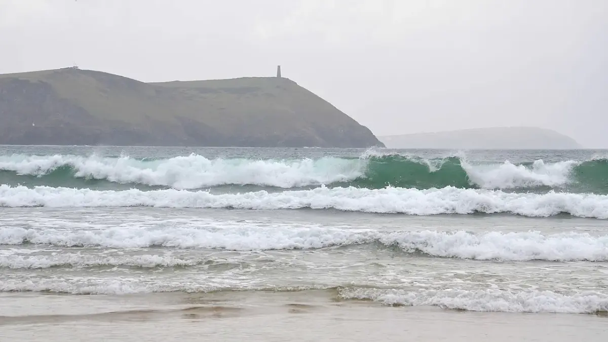 Coastal scene near Polzeath, used as a representative location image for The White House, Polzeath
