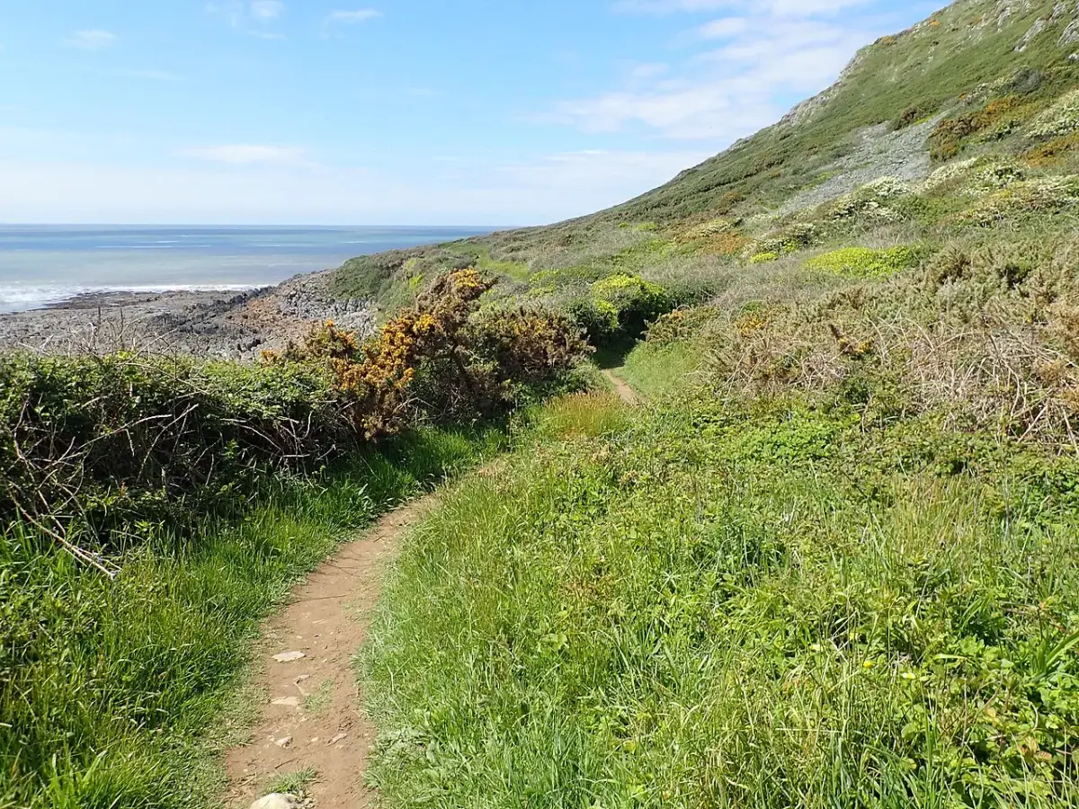 Coastal scene near Port Eynon, used as a representative image for Croft Acre Holiday Cottages